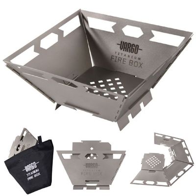 VARGO Titanium Fire Box 折疊式全鈦金屬燒烤爐 stove VARGO Titanium Fire Box 折疊式全鈦金屬燒烤爐 stove