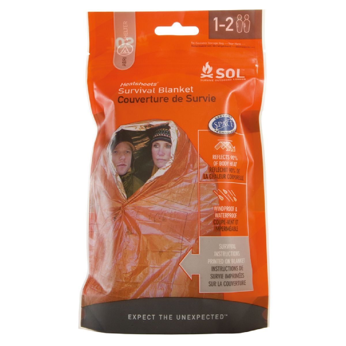 SOL Emergency Survival Blanket XL 戶外緊急求生保溫防水毯(雙人用) SOL Emergency Survival Blanket XL 戶外緊急求生保溫防水毯(雙人用)