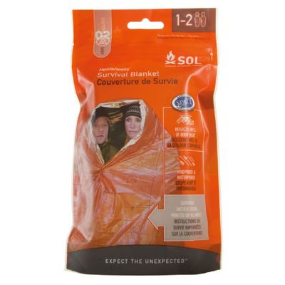 SOL Emergency Survival Blanket XL 戶外緊急求生保溫防水毯(雙人用)