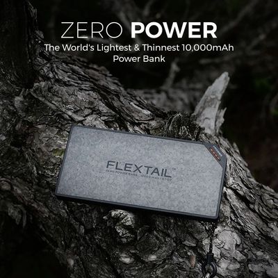 FLEXTAIL ZERO POWER 10000mAh 行動電源 22.5W 快充 145g 9.9mm 薄