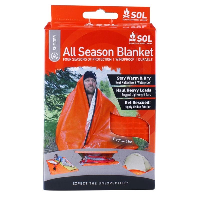SOL All Season Blanket 多用途全天侯戶外緊急求生保溫防水毯(單人用) SOL All Season Blanket 多用途全天侯戶外緊急求生保溫防水毯(單人用)