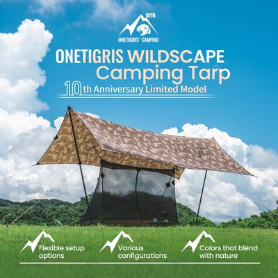 OneTigris WildSpace Camping Tarp 天幕 390x290cm | 10週年限量版