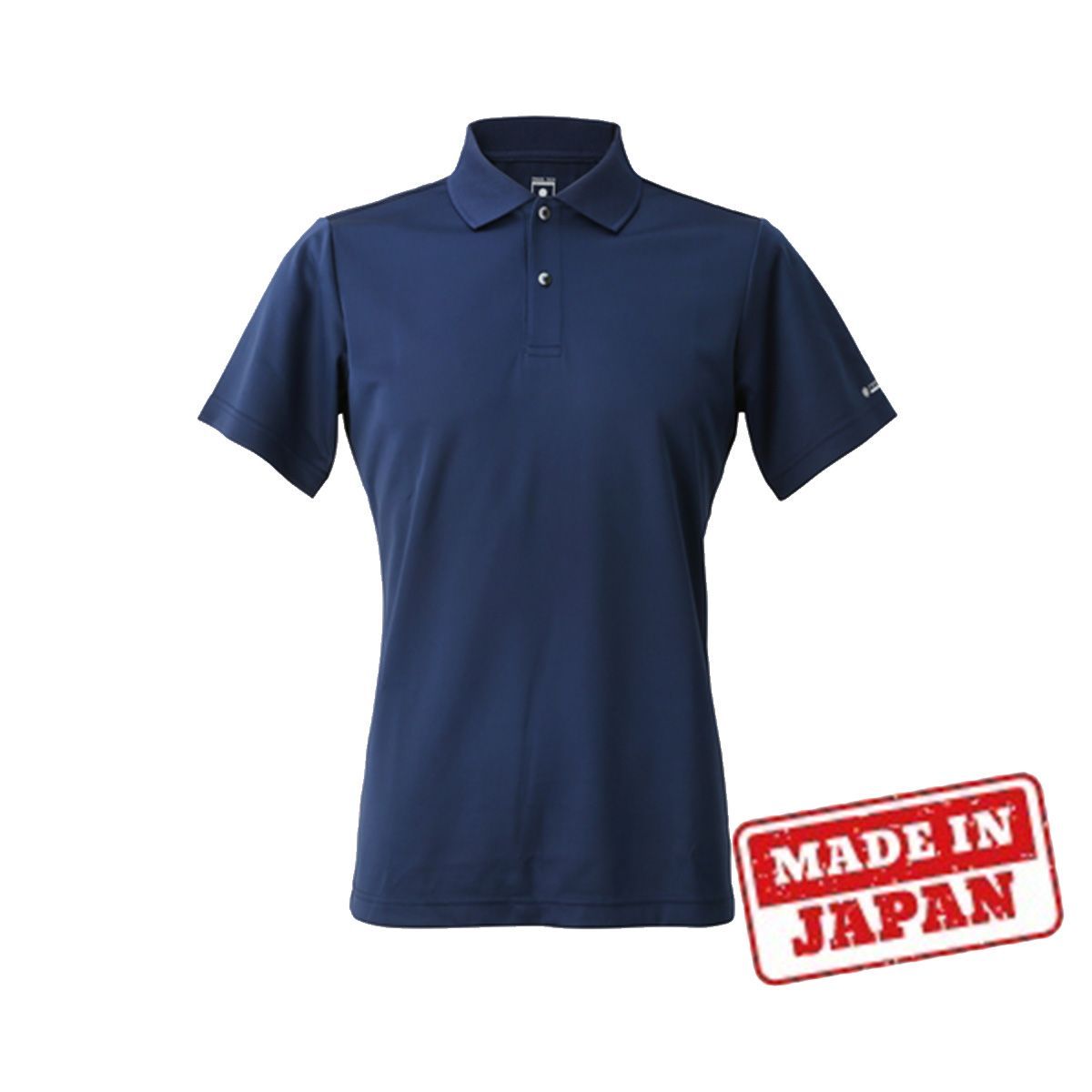 FREEZE TECH Cooling 男裝有領短袖T恤 (Navy, XXL) Short Sleeve Polo Shirt 三重降溫科技｜光澤商務質感｜冰擊冷感除臭印花｜日本製