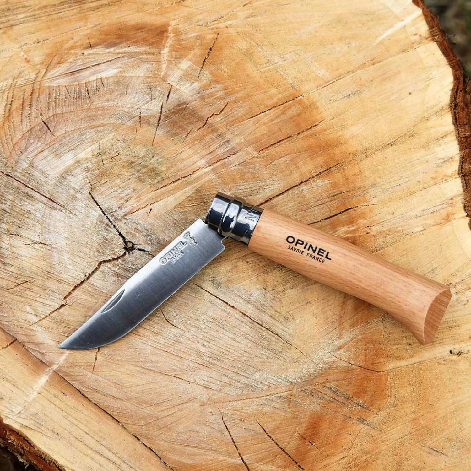 OPINEL N°08 INOX Stainless Steel Pocket Knife 8號不鏽鋼尖頭摺刀 | 法國製 OPINEL N°08 INOX Stainless Steel Pocket Knife 8號不鏽鋼尖頭摺刀 | 法國製