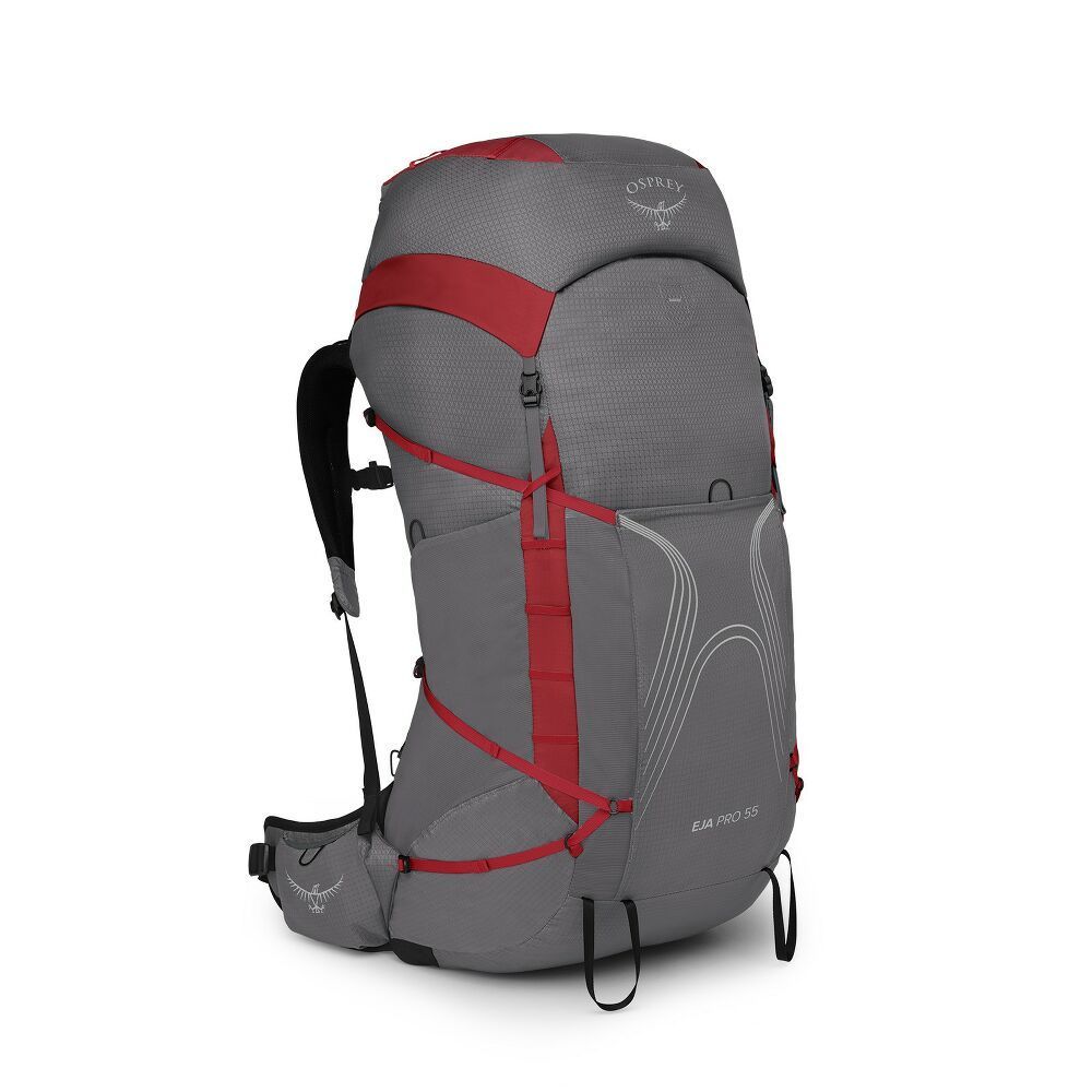 OSPREY EJA Pro 55 輕量女款長途縱走登山背包 WXS/S (Dale Grey/Poinsettia Red) 露營背囊 backpack (women)