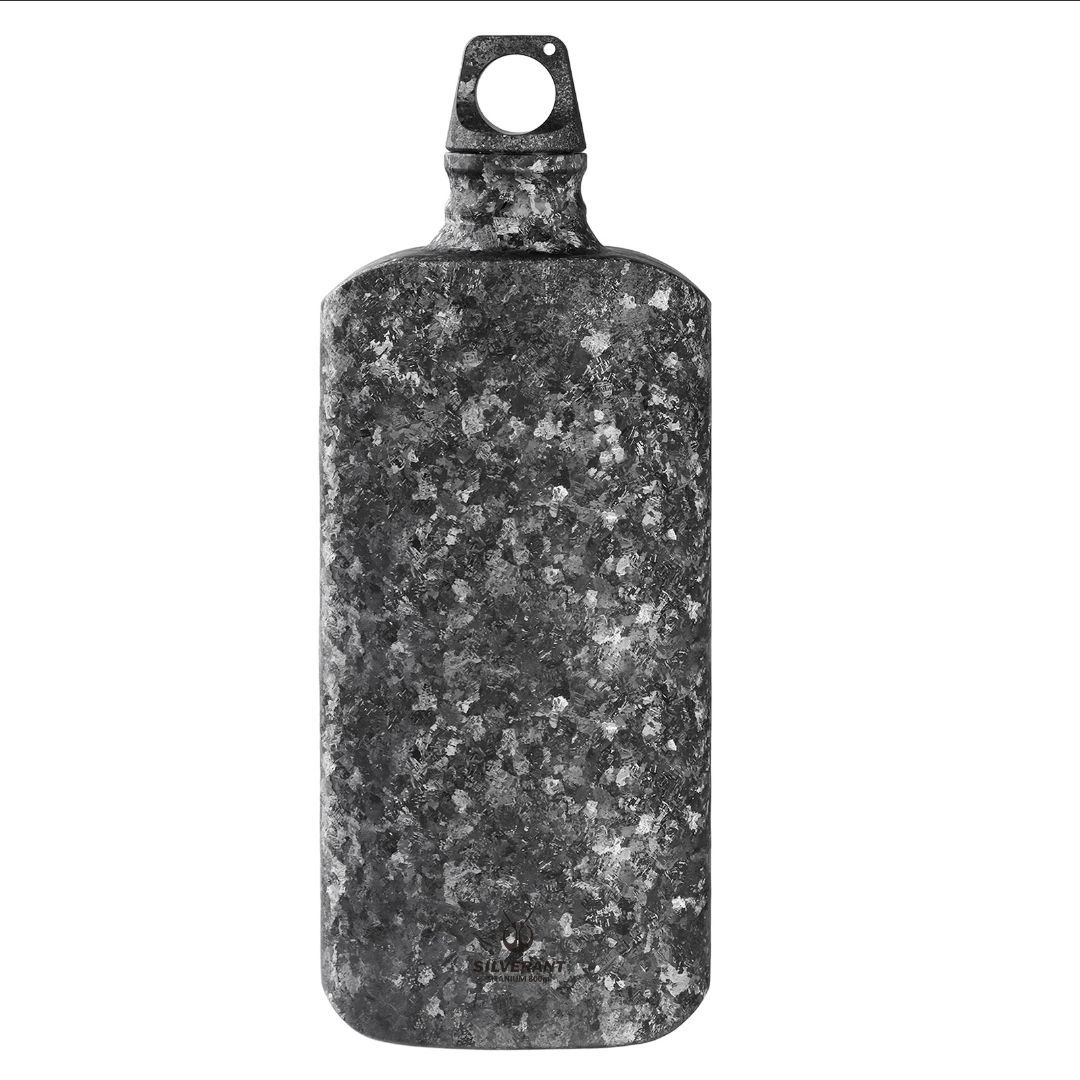 SilverAnt 純鈦扁平壺 800ml (黑色鈦晶) 大容量水瓶 Ultralight Titanium Water Bottle - Slim (Black Crystalized) | 超輕量 | 耐腐蝕 | 可燒水 SilverAnt 純鈦扁平壺 800ml (黑色鈦晶) 大容量水瓶 Ultralight Titanium Water Bottle - Slim (Black Crystalized) | 超輕量 | 耐腐蝕 | 可燒水