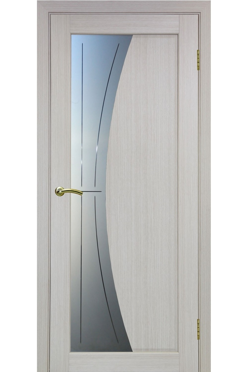 Дверь межкомнатная Оптима Порте "721", беленыйй дуб