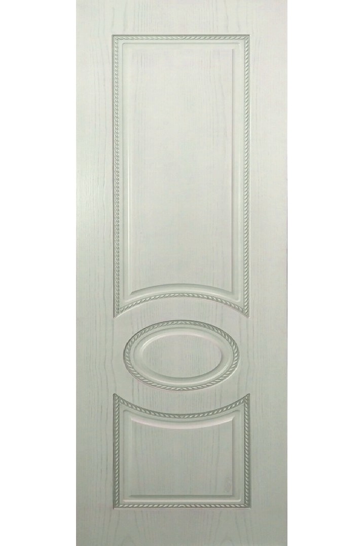 Дверь межкомнатная "Валенсия", белое серебро + патина