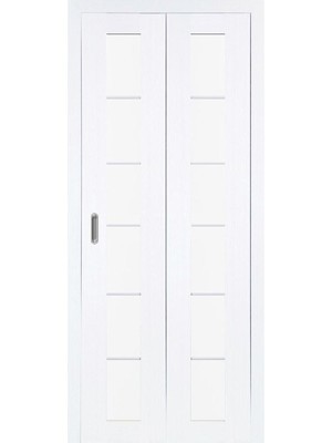 Дверь-книжка Оптима Порте "АСС 501.2" (молдинги), белый лед
