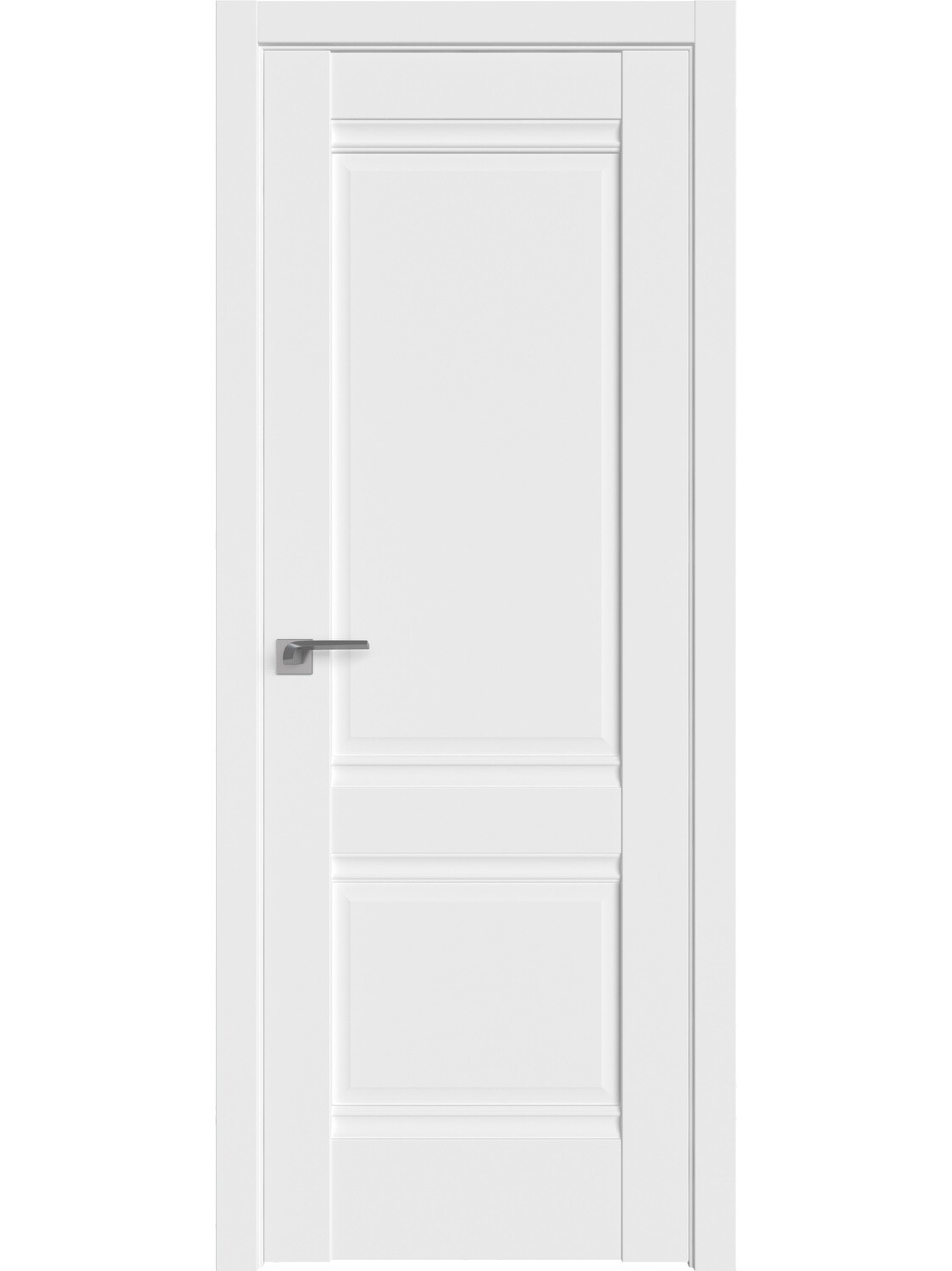 Дверь межкомнатная "Лира 10", белый полипропилен
