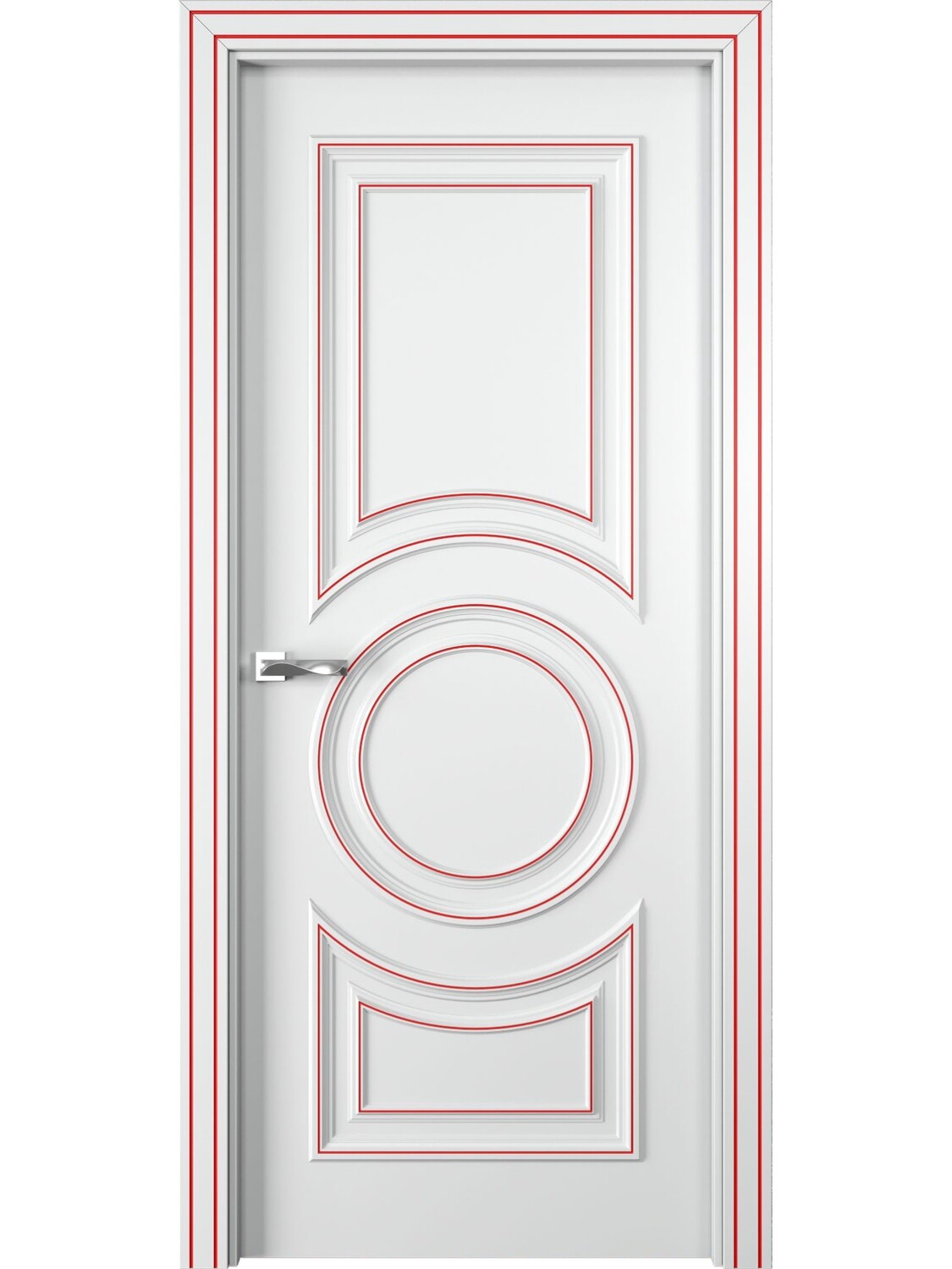 Дверь "PV 4", белоснежный софт, глухая, Vitory