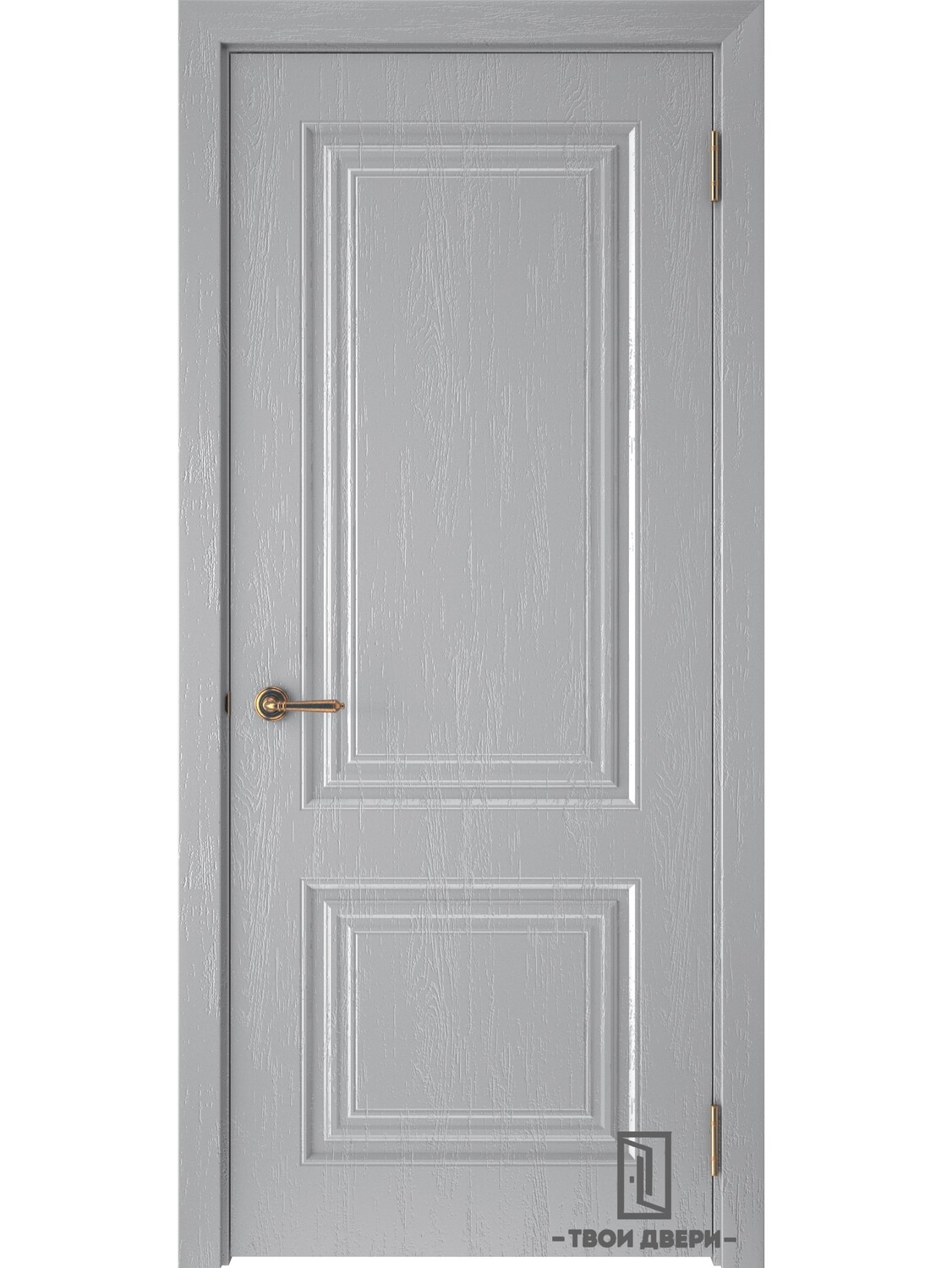 Дверь межкомнатная "СКАНДИ 2", вуд серый