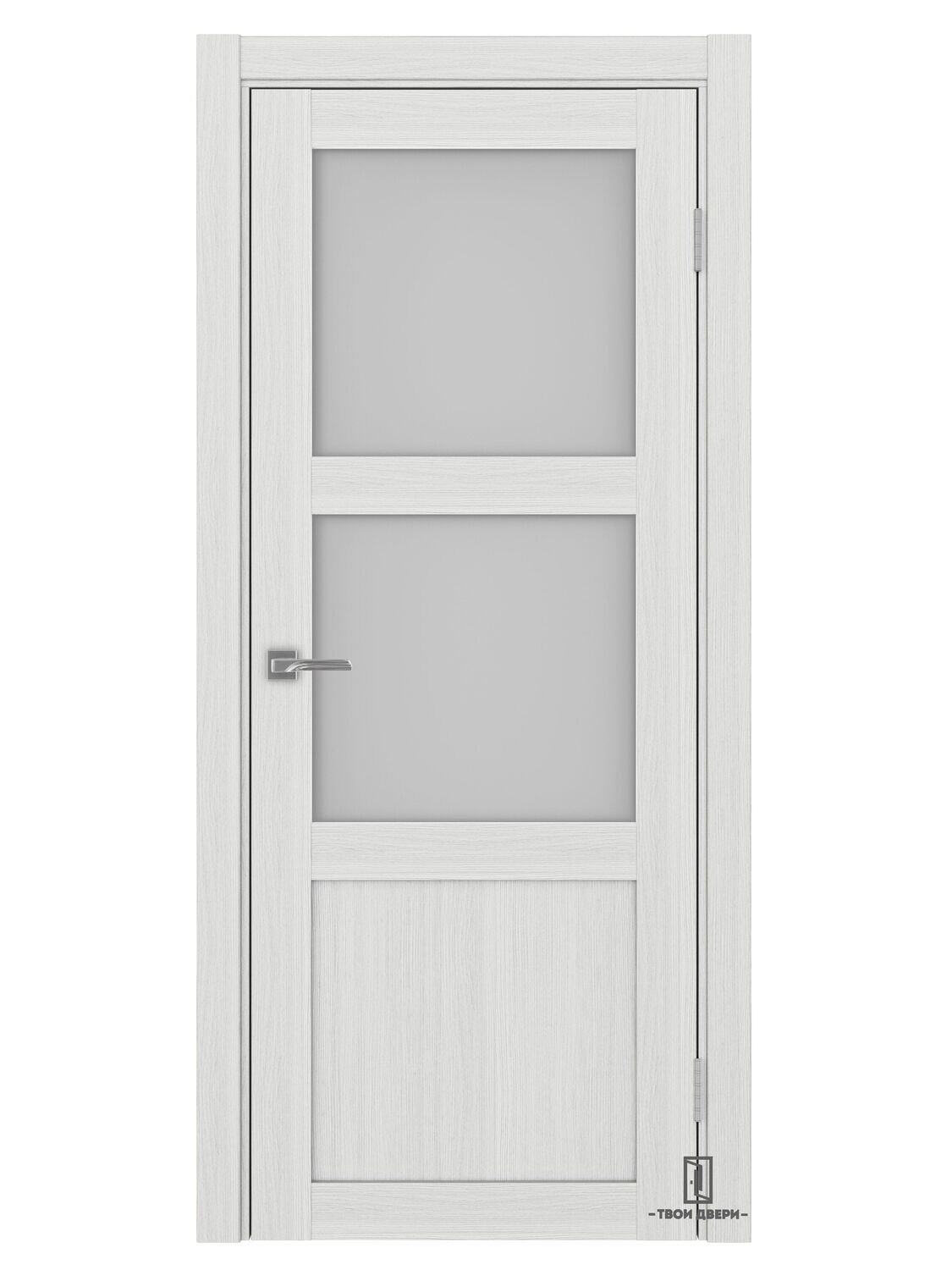 Дверь межкомнатная Оптима Порте 530.221, ясень серебристый