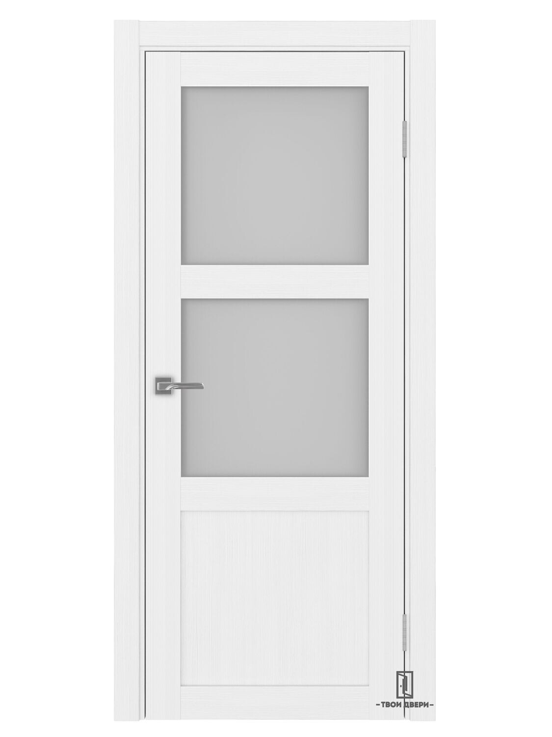 Дверь межкомнатная Оптима Порте 530.221, белый лед