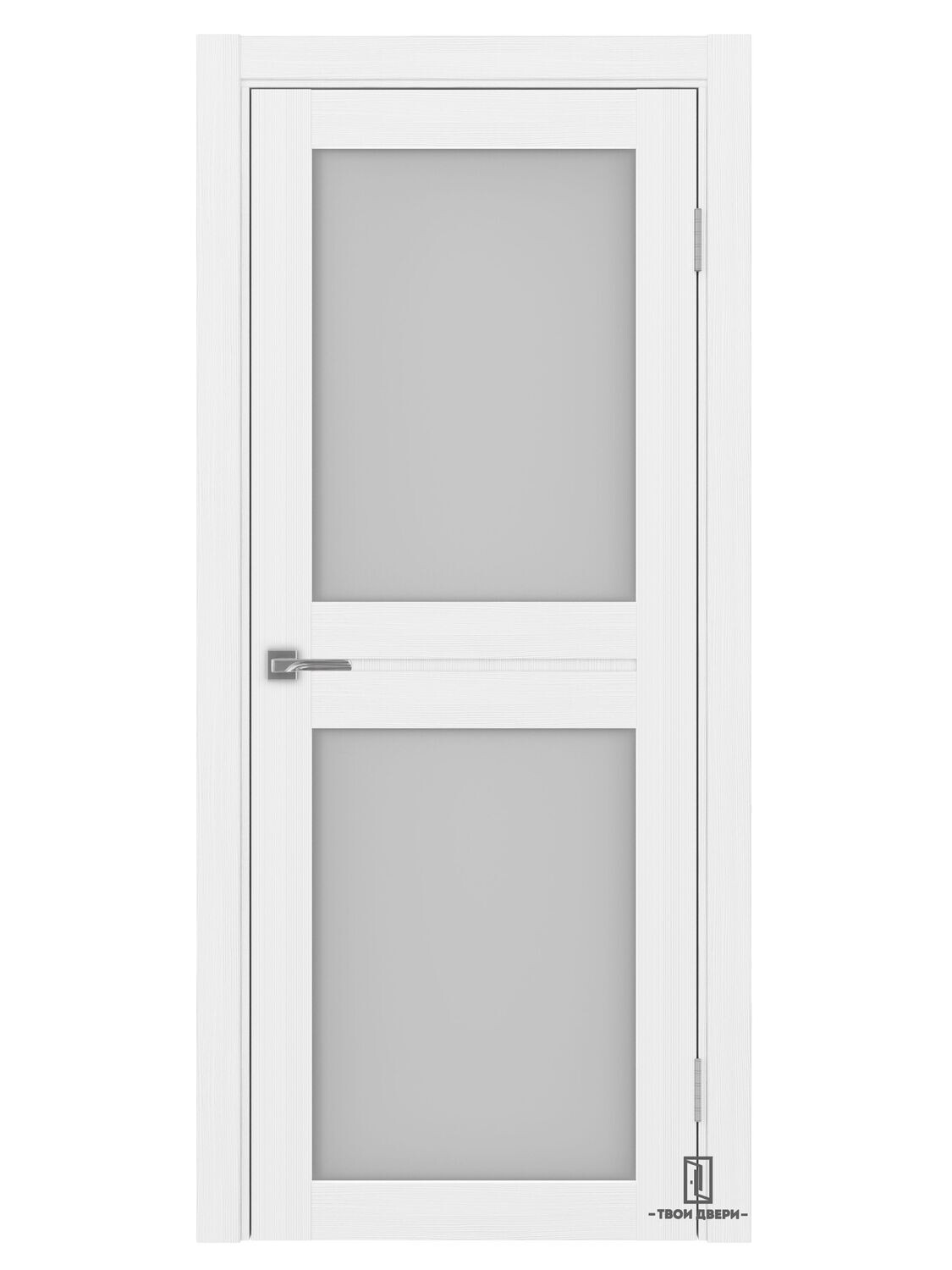 Дверь межкомнатная Оптима Порте 520.212, белый лед, Ширина полотна, мм: 600