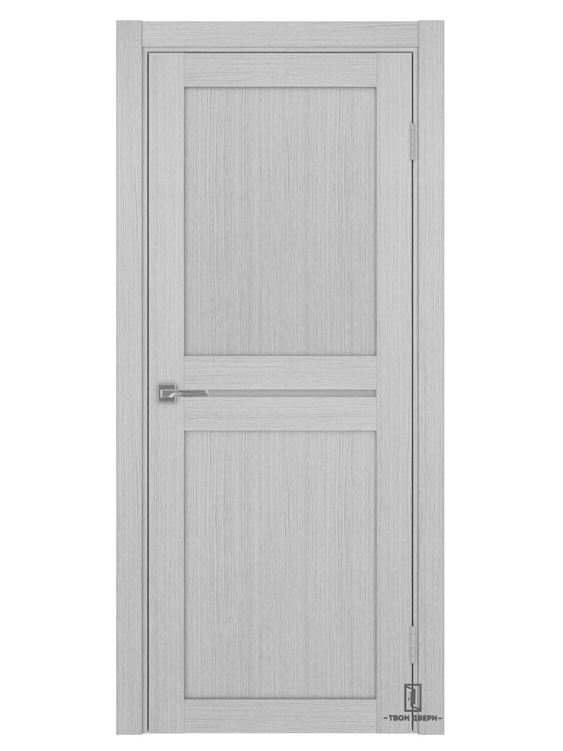 Дверь межкомнатная Оптима Порте 520.121, дуб серый