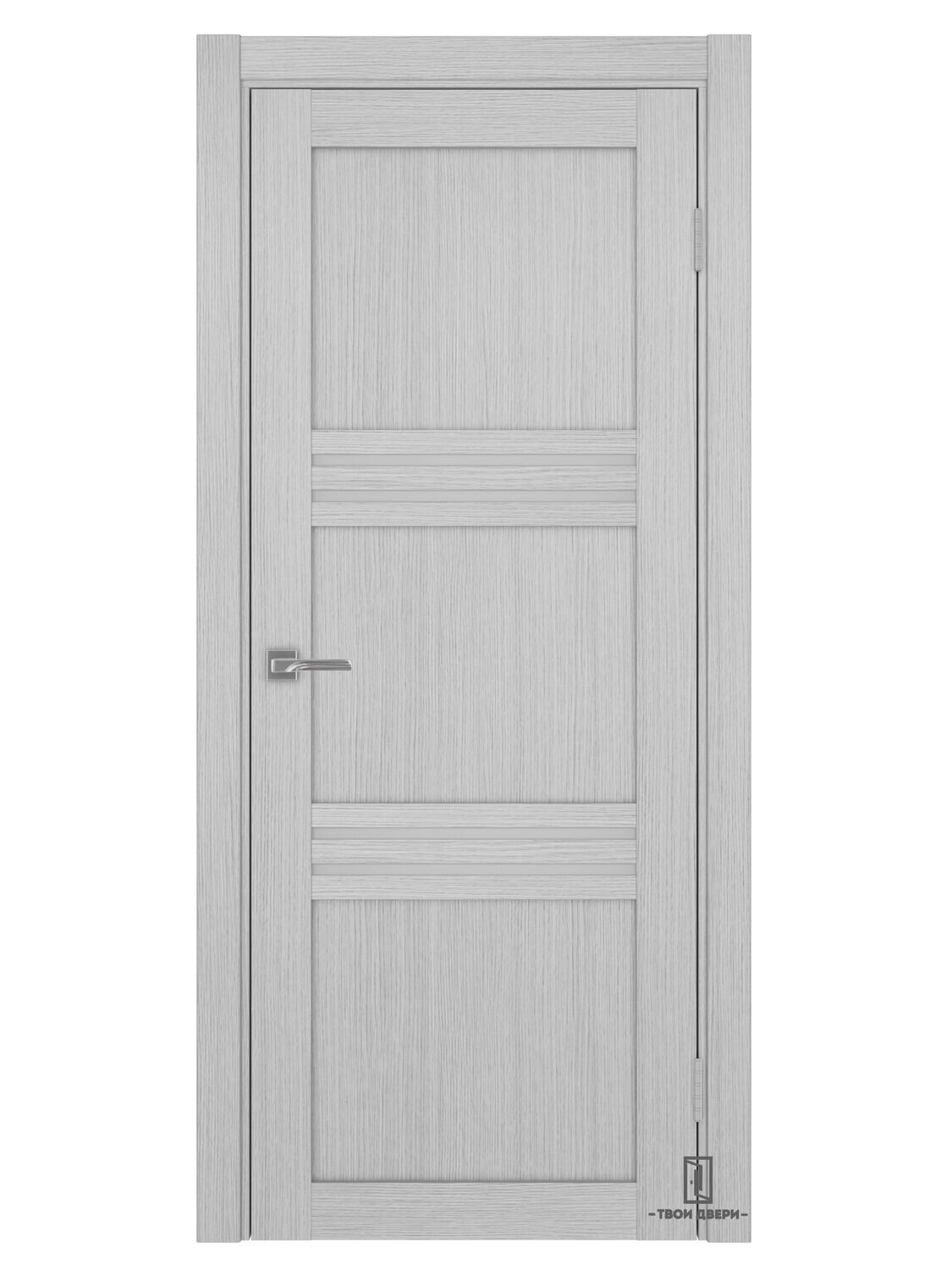 Дверь межкомнатная Оптима Порте 553, дуб серый