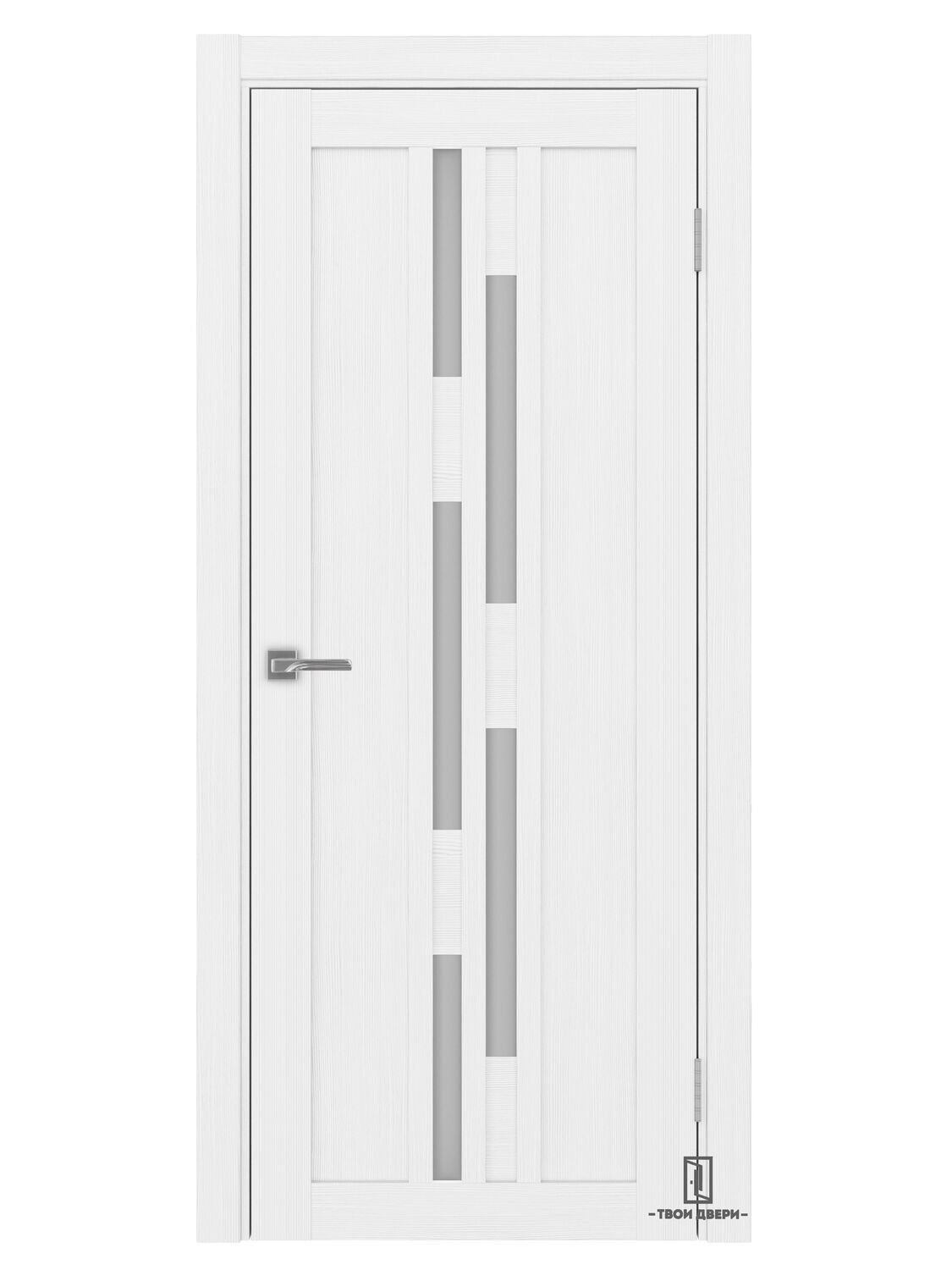 Дверь межкомнатная Оптима Порте 551, белый лед