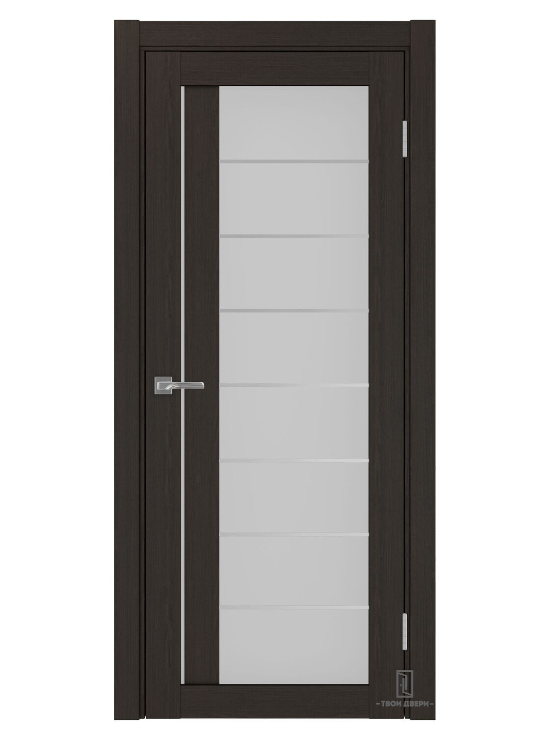 Дверь межкомнатная "Оптима Порте АСС 524" молдинги, венге