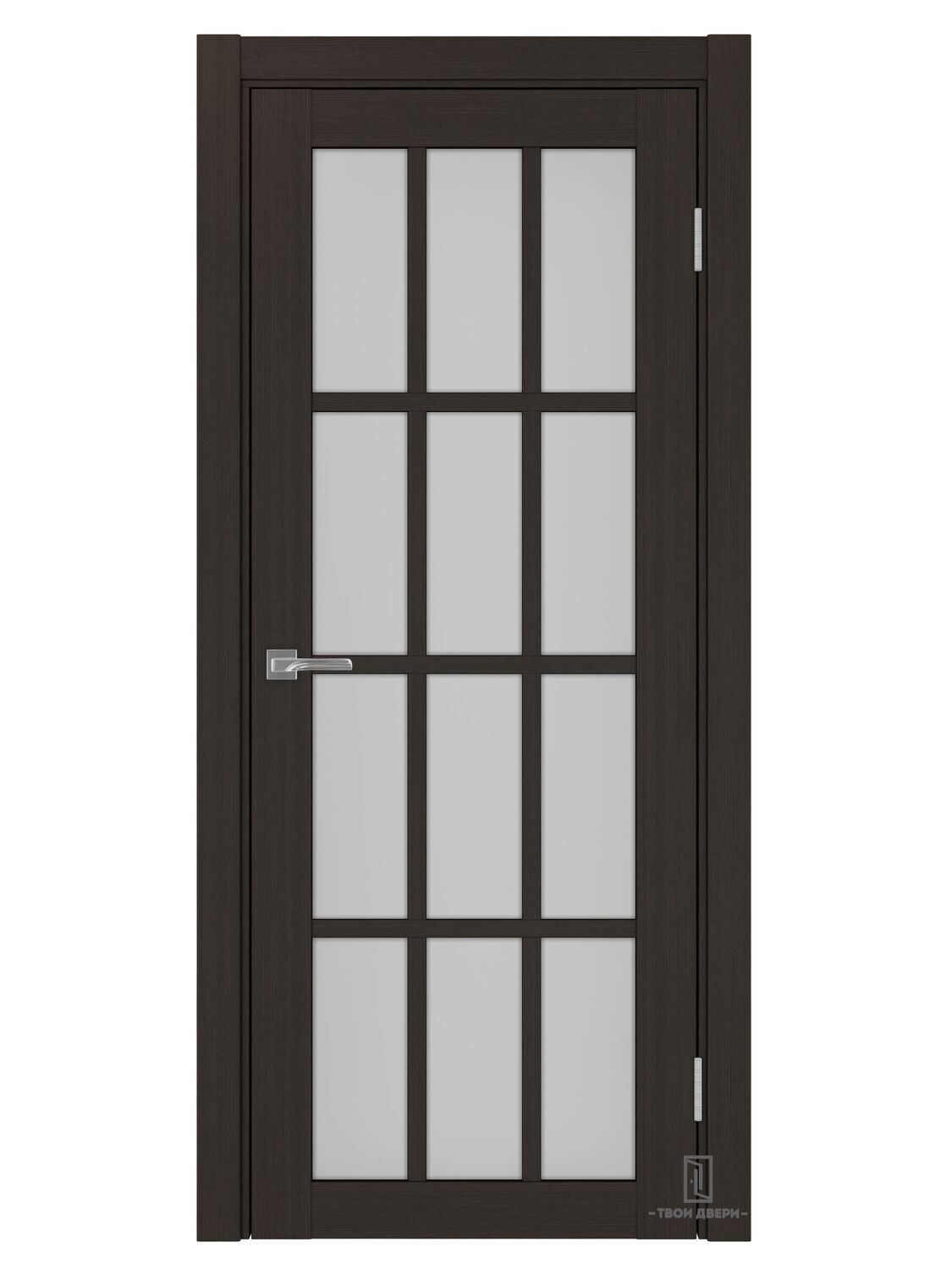 Дверь эко-шпон Оптима Порте "542" остекленная