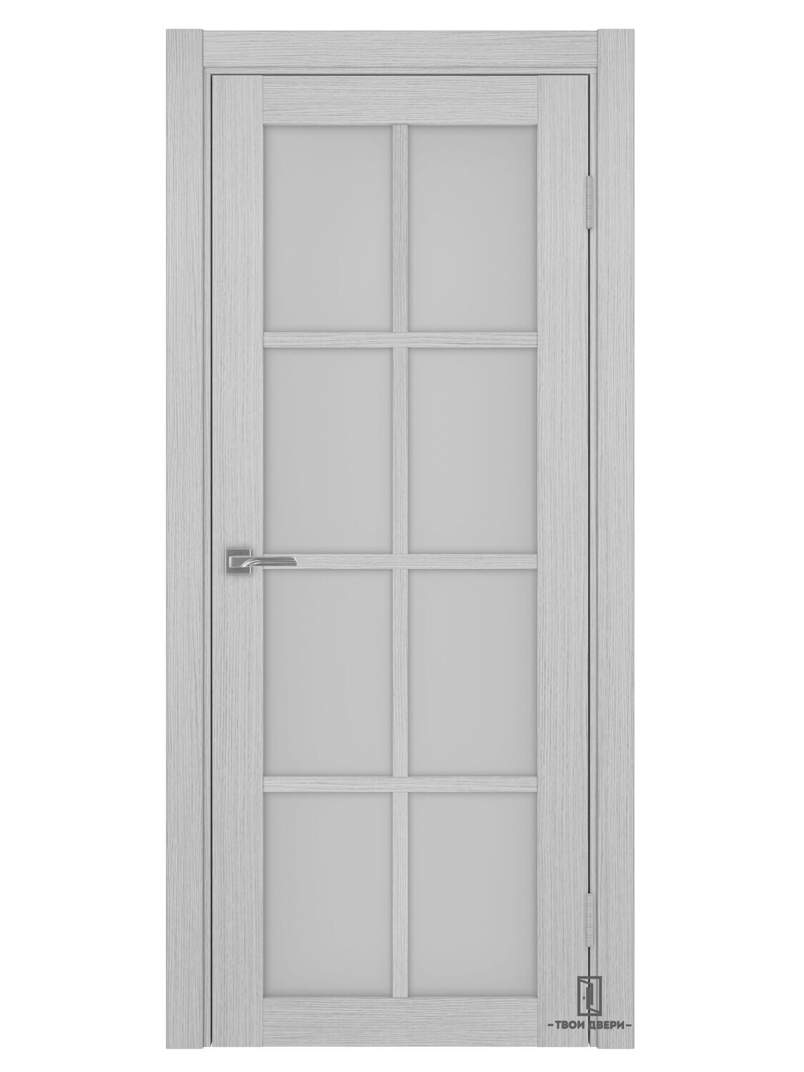 Дверь межкомнатная Оптима Порте "541", дуб серый