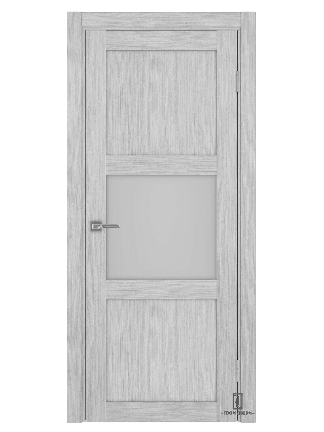 Дверь межкомнатная Оптима Порте 530.121, дуб серый