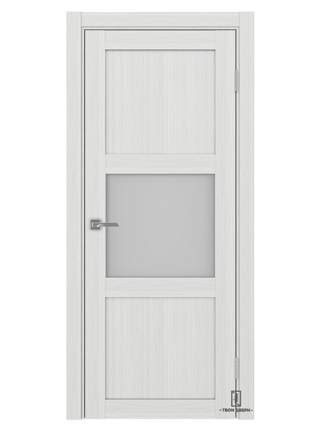Дверь межкомнатная Оптима Порте 530.121, ясень серебристый, Ширина полотна, мм: 600