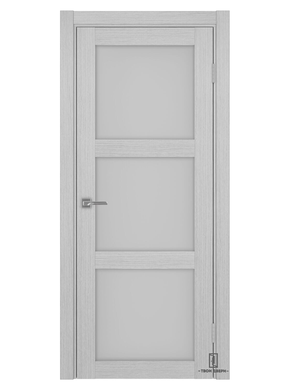 Дверь межкомнатная Оптима Порте 530.222, дуб серый