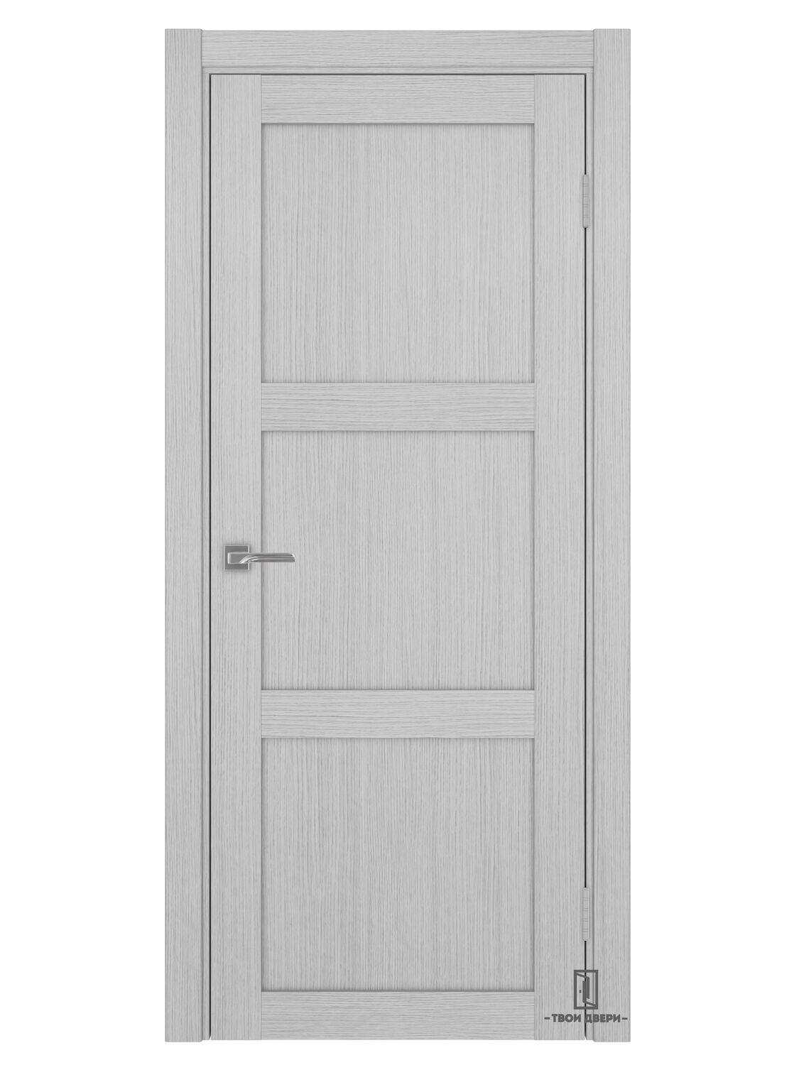 Дверь межкомнатная Оптима Порте 530.111, дуб серый