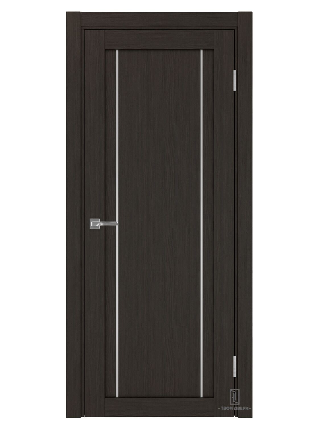 Дверь межкомнатная АПП 522.111 (молдинги), венге, Ширина полотна, мм: 600