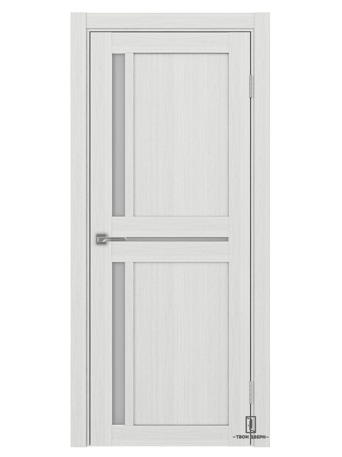 Дверь межкомнатная Оптима Порте 523.221, ясень серебристый