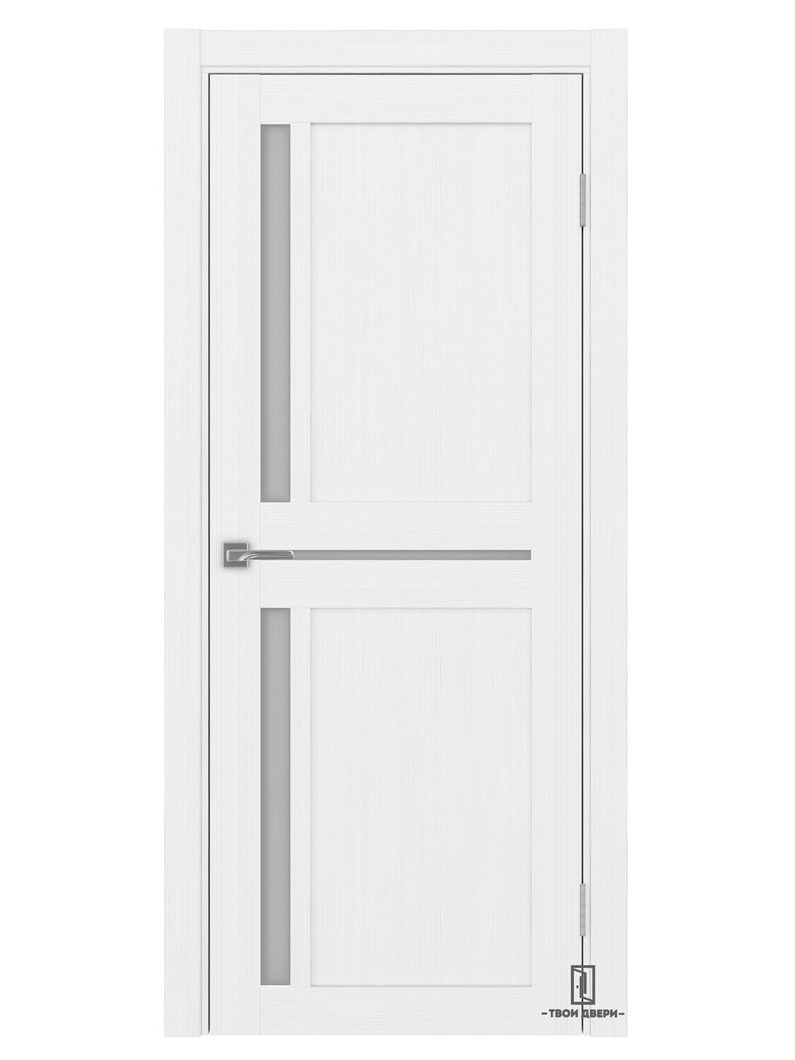 Дверь межкомнатная Оптима Порте 523.221, белый лед