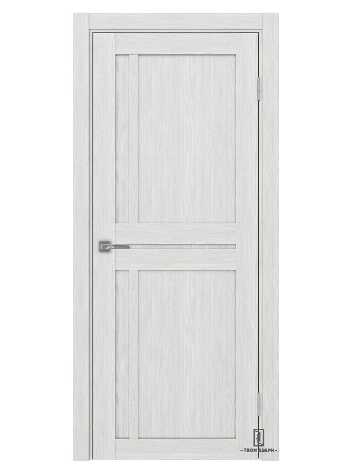 Дверь межкомнатная Оптима Порте 523.111, ясень серебристый