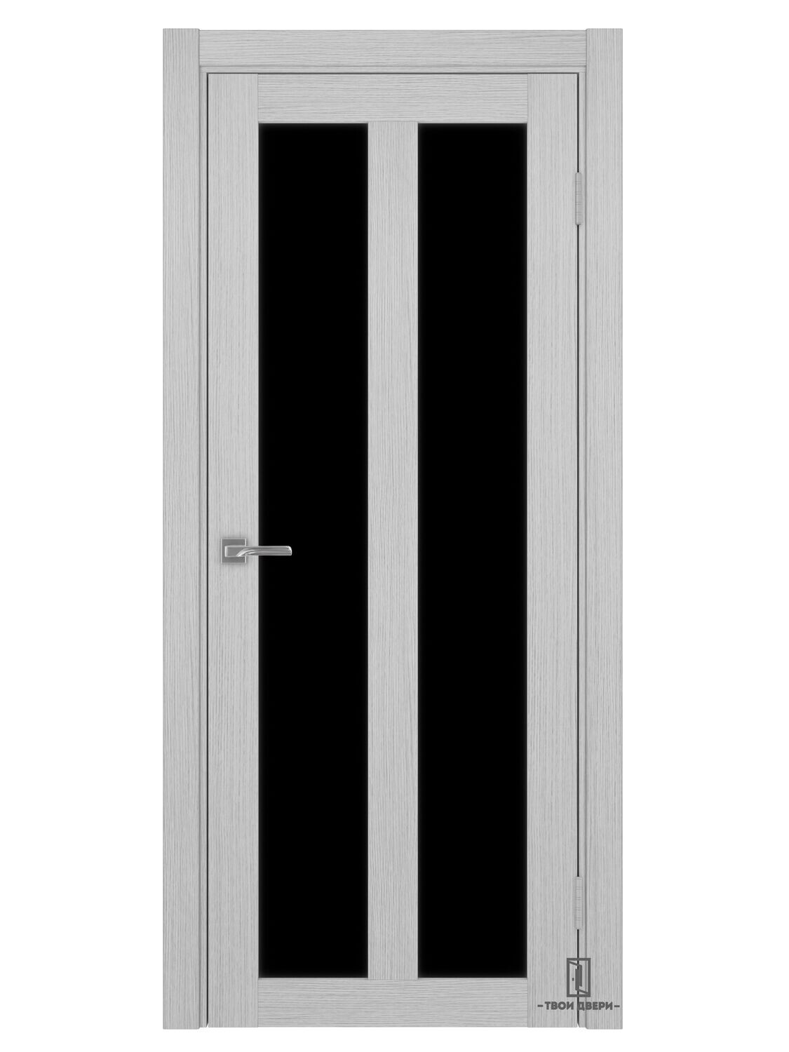 Дверь межкомнатная 521.22 лакобель, дуб серый