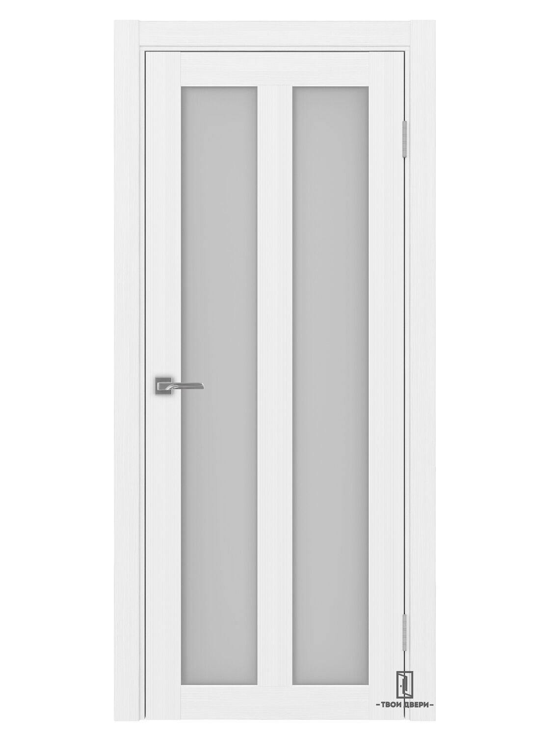 Дверь межкомнатная Оптима Порте 521.22, белый лед