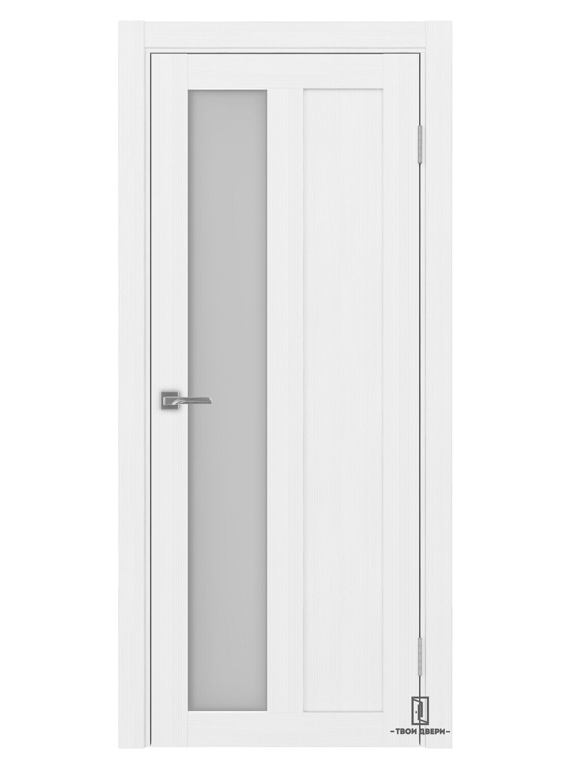 Дверь межкомнатная Оптима Порте 521.21, белый лед