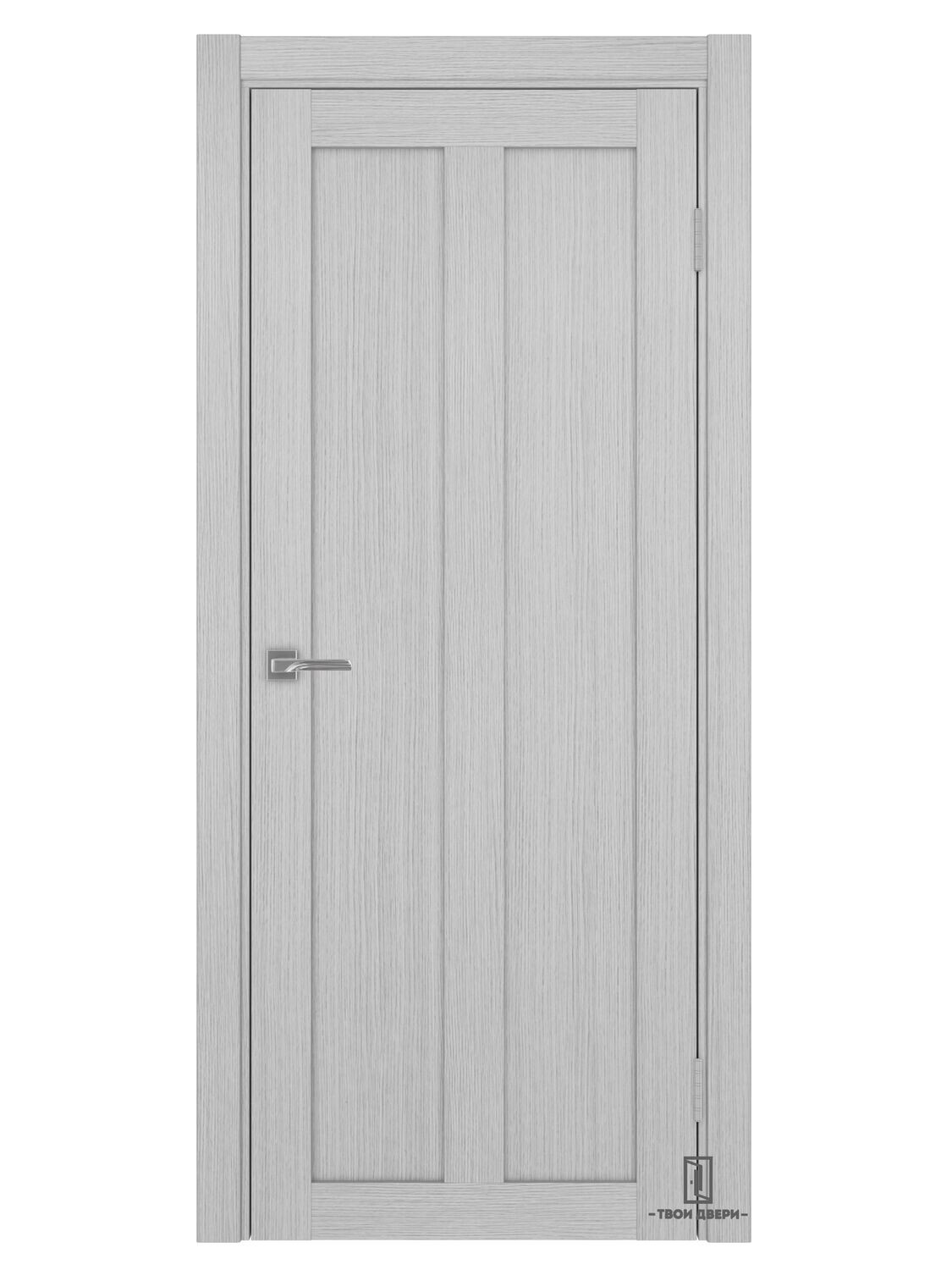 Дверь межкомнатная Оптима Порте 521.11, дуб серый