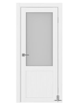 Дверь межкомнатная Оптима Порте 502.21, белый лед