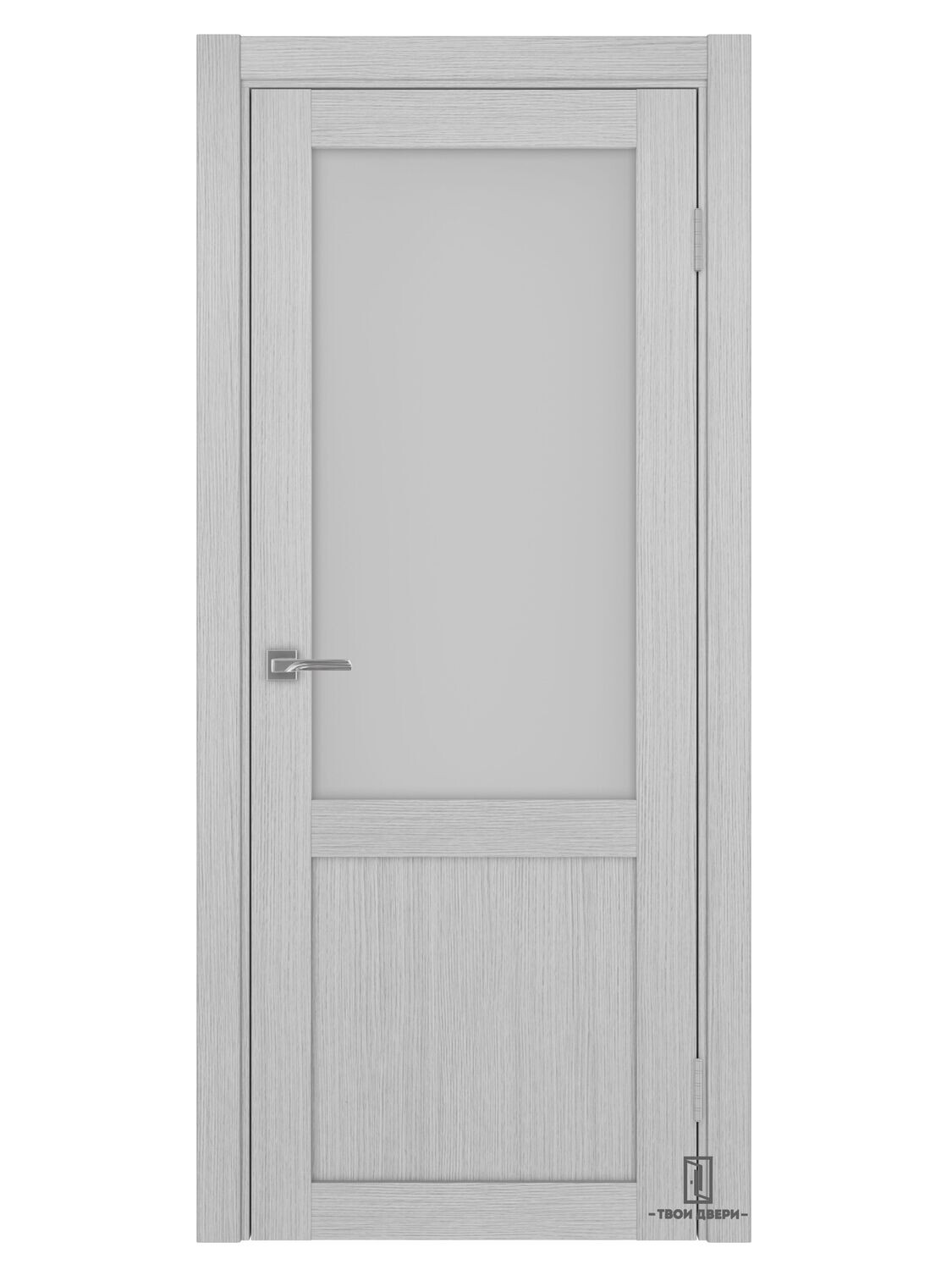 Дверь межкомнатная Оптима Порте 502.21, дуб серый