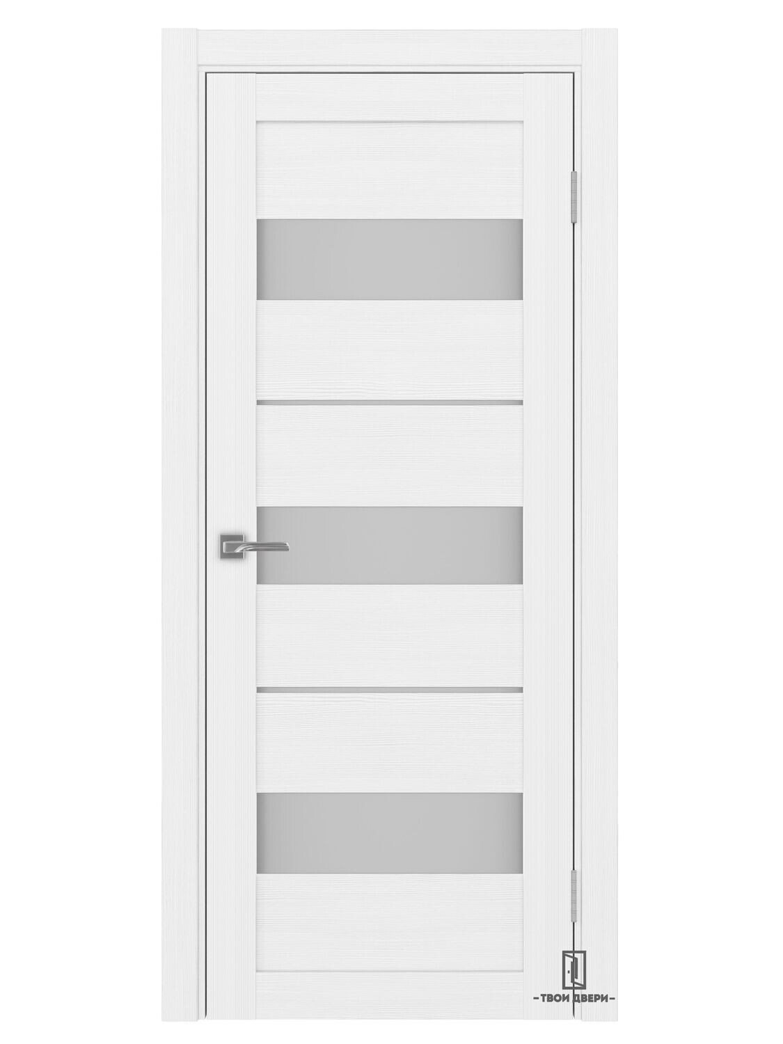 Дверь межкомнатная Оптима Порте 526, белый лед, Ширина полотна, мм: 600