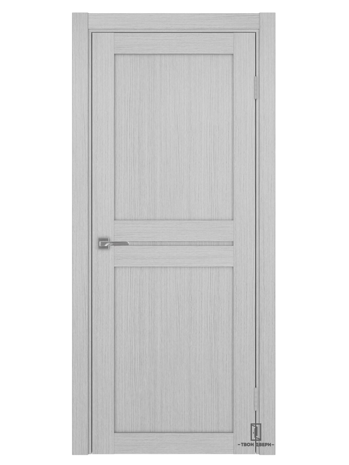 Дверь межкомнатная Оптима Порте 520.111, дуб серый