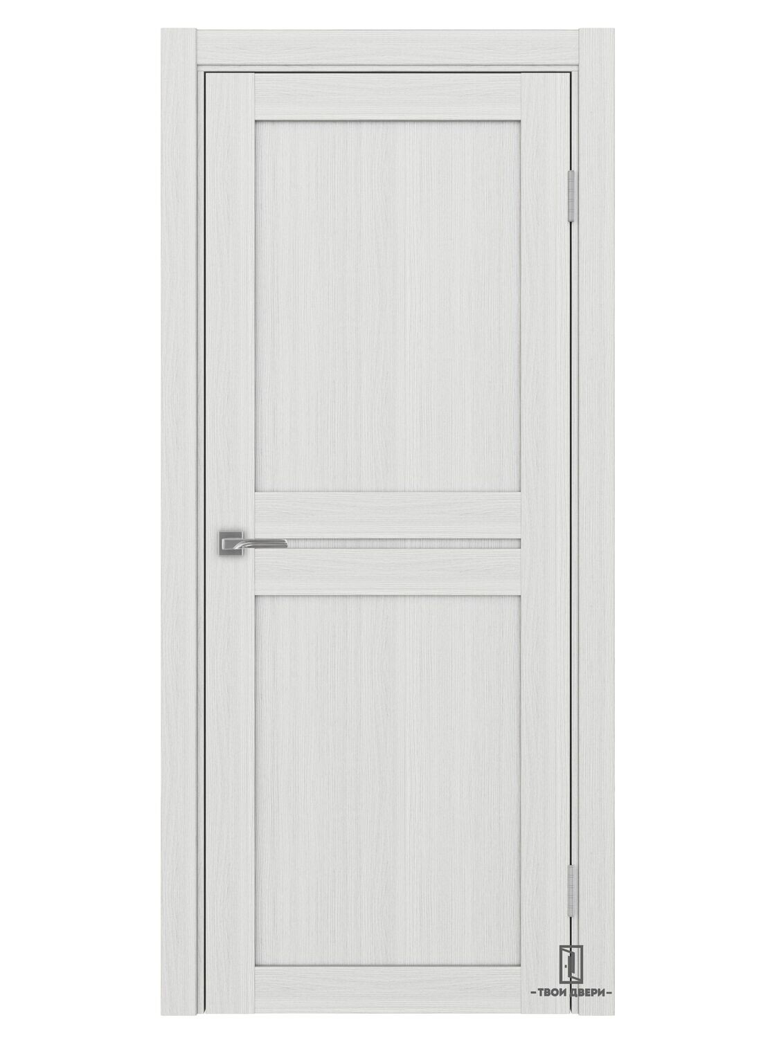 Дверь межкомнатная Оптима Порте 520.111, ясень серебристый