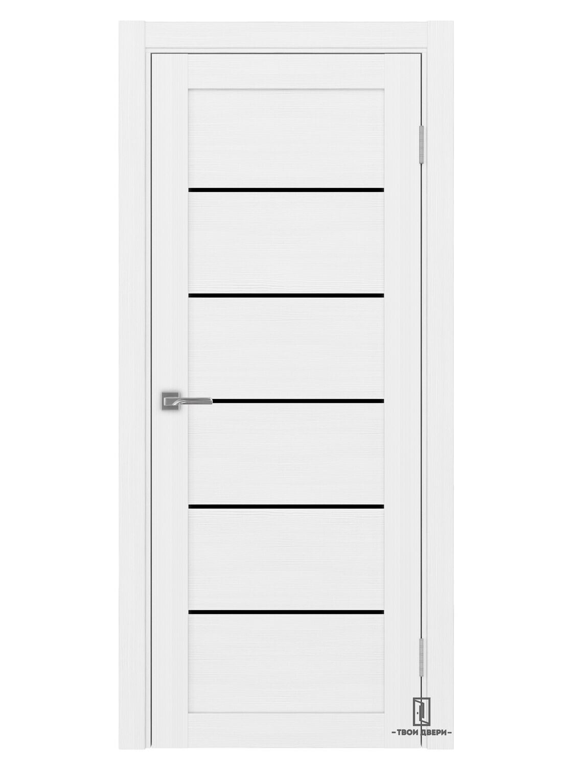 Дверь межкомнатная Оптима Порте 506 лакобель, белый лед, Ширина полотна, мм: 600