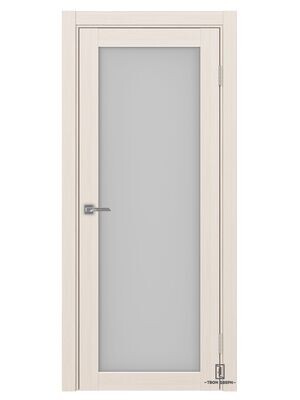 Дверь межкомнатная остекленная 501.2, ясень перламутровый