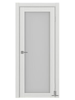 Дверь межкомнатная остекленная 501.2, ясень серебристый