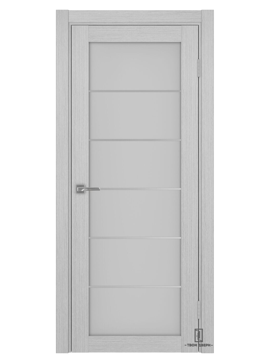 Дверь межкомнатная АСС 501.2 (молдинги), дуб серый