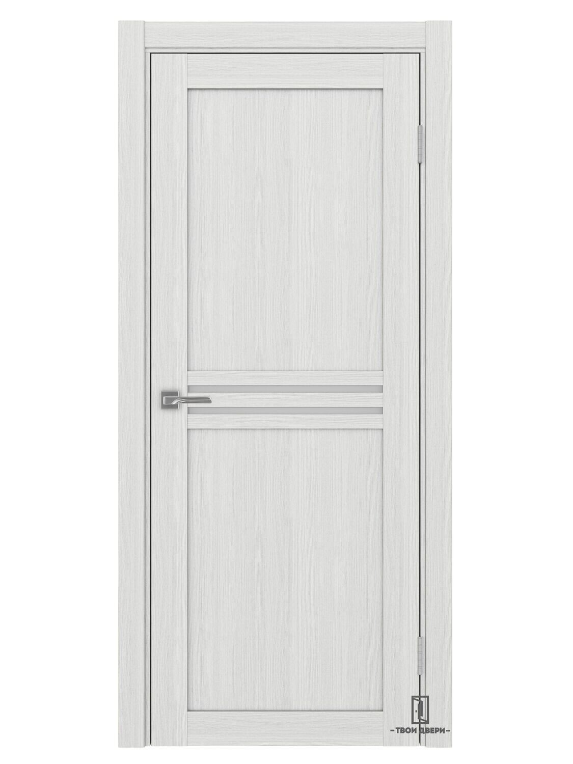 Дверь межкомнатная Оптима Порте 552, ясень серебристый