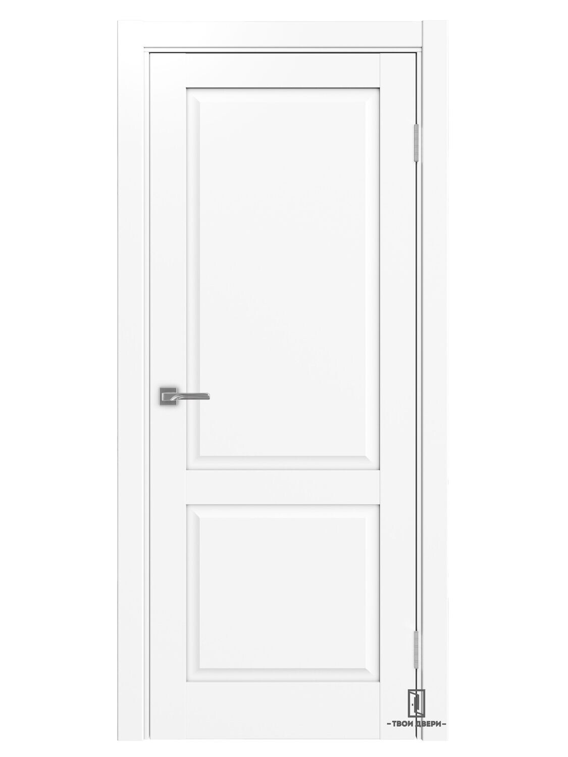 Дверь межкомнатная Оптима Порте "602", белый лед
