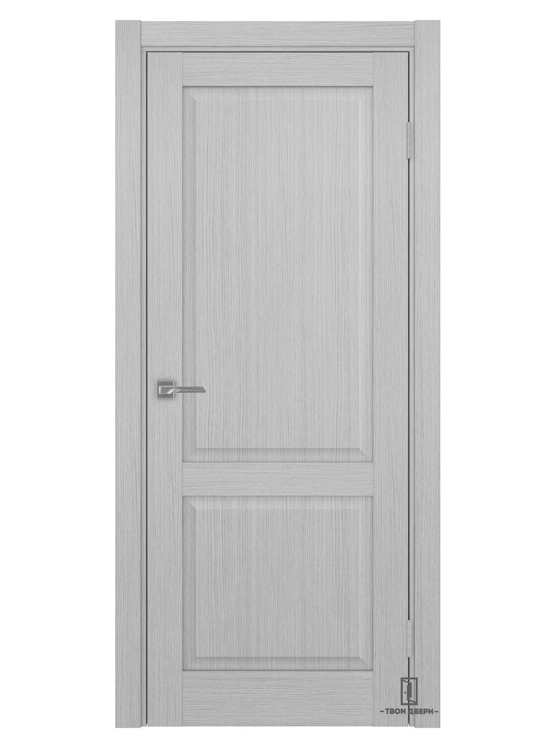 Дверь межкомнатная Оптима Порте "602", дуб серый