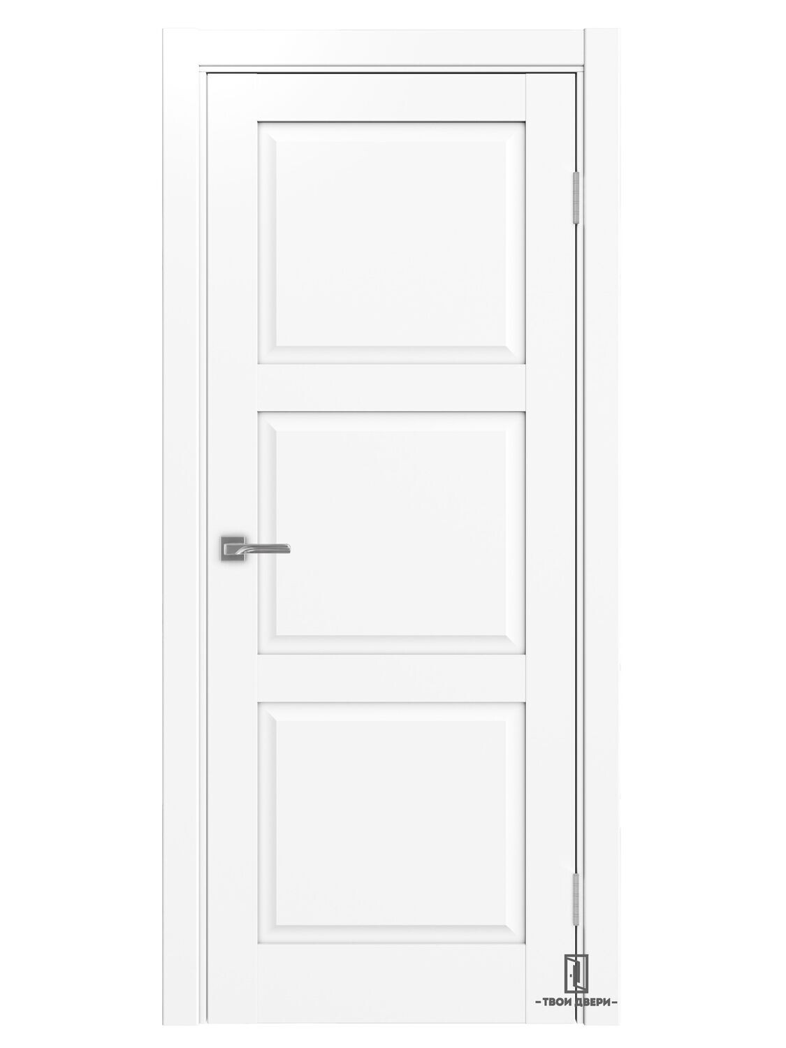 Дверь межкомнатная Оптима Порте "630", белый лед